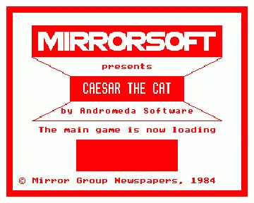 Caesar the Cat (1984)(Andromeda)[a][CAESAR] screen shot title